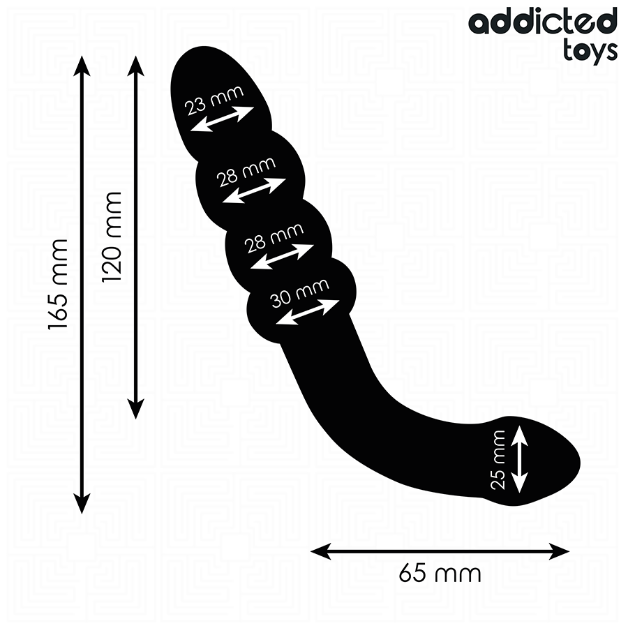 ADDICTED TOYS - DOPPELMASSAGER 16,5 CM