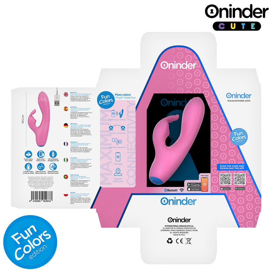 ONINDER CUTE - LOVE BUNNY VIBRATOR G-SPOT CLITORIS - KOSTENLOSE WELTWEITE APP
