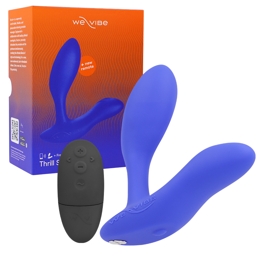 WE-VIBE - VECTOR+ BLAUES PROSTATAMASSAGER