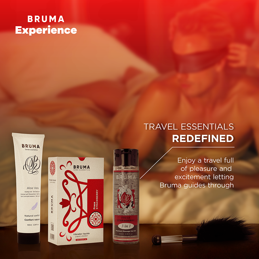 BRUMA XPERIENCE - SWEET STRAWBERRY VIBRO-ORGAMIC TEMPTATION SET