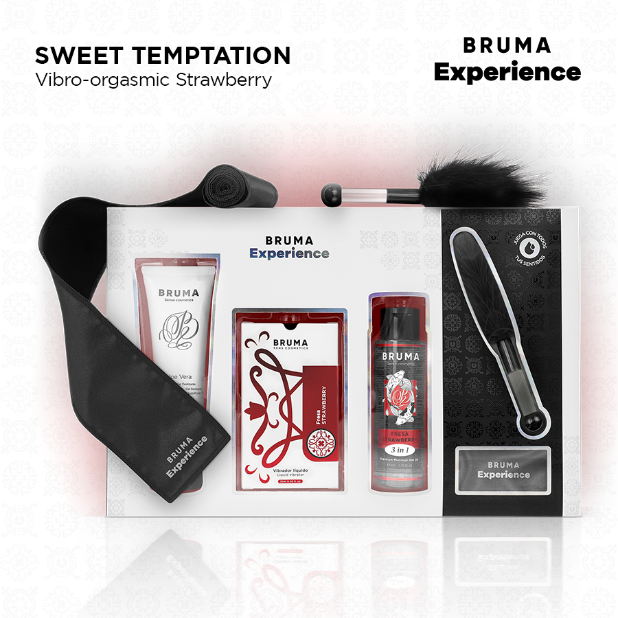 BRUMA XPERIENCE - SWEET STRAWBERRY VIBRO-ORGAMIC TEMPTATION SET