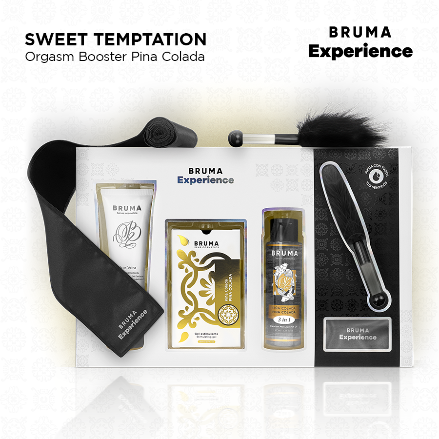BRUMA XPERIENCE - SWEET PIÑA COLADA TEMPTATION PACKAGE WITH ORGASM ENHANCER