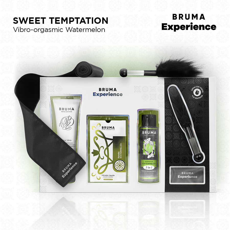 BRUMA XPERIENCE - SWEET TEMPTATION KIT VIBRO-ORGAMIC WATERMELON