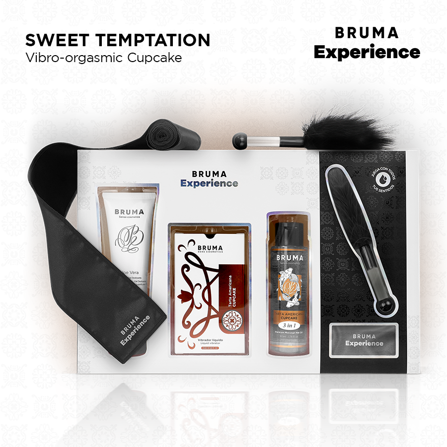 BRUMA XPERIENCE - SWEET TEMPTATION KIT VIBRO-ORGAMIC AMERICAN CAKE