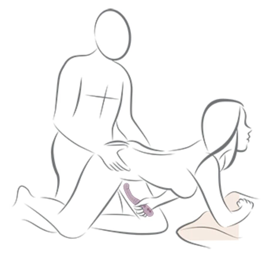 ROCKS-OFF - GEMINI DUAL VIBRATOR G-SPOT KLITORIS STIMULATOR LILA