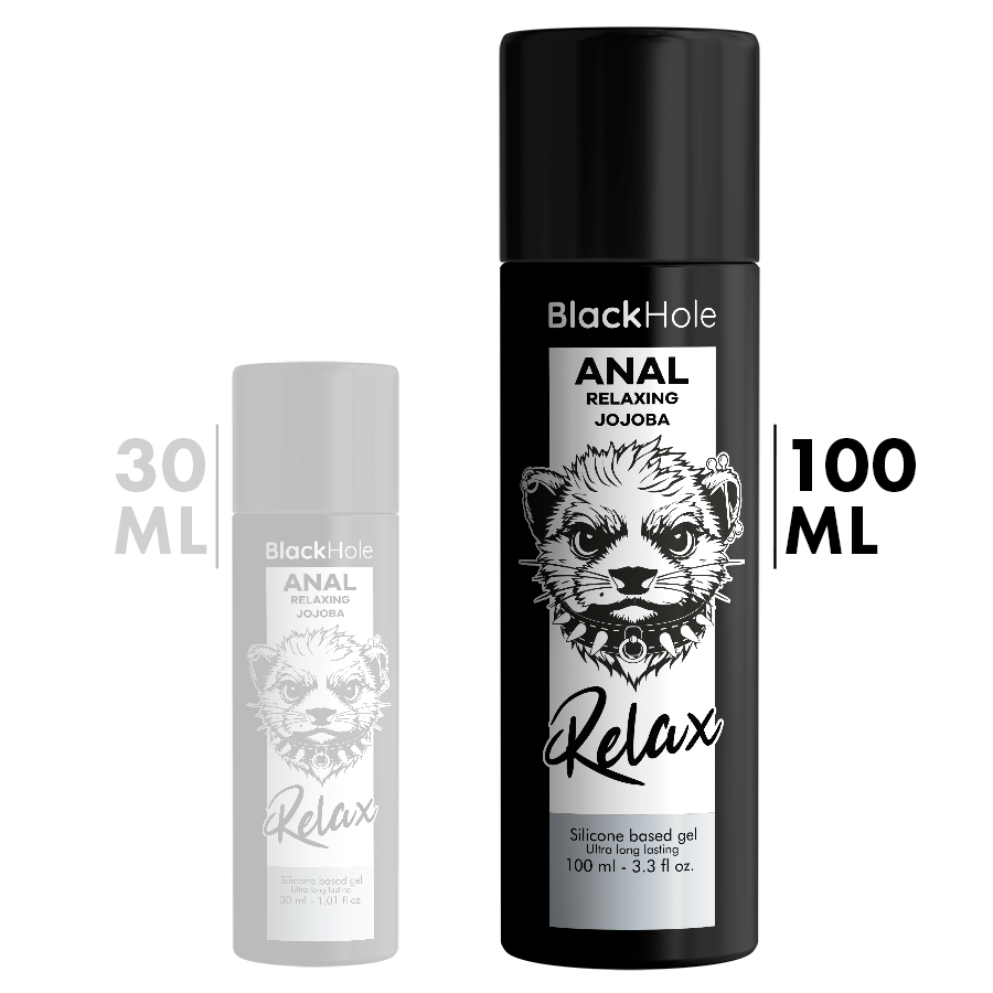 BLACK HOLE - ANAL ENTSPANNENDE JOJOBA RELAX SILIKONBASIS 100 ML