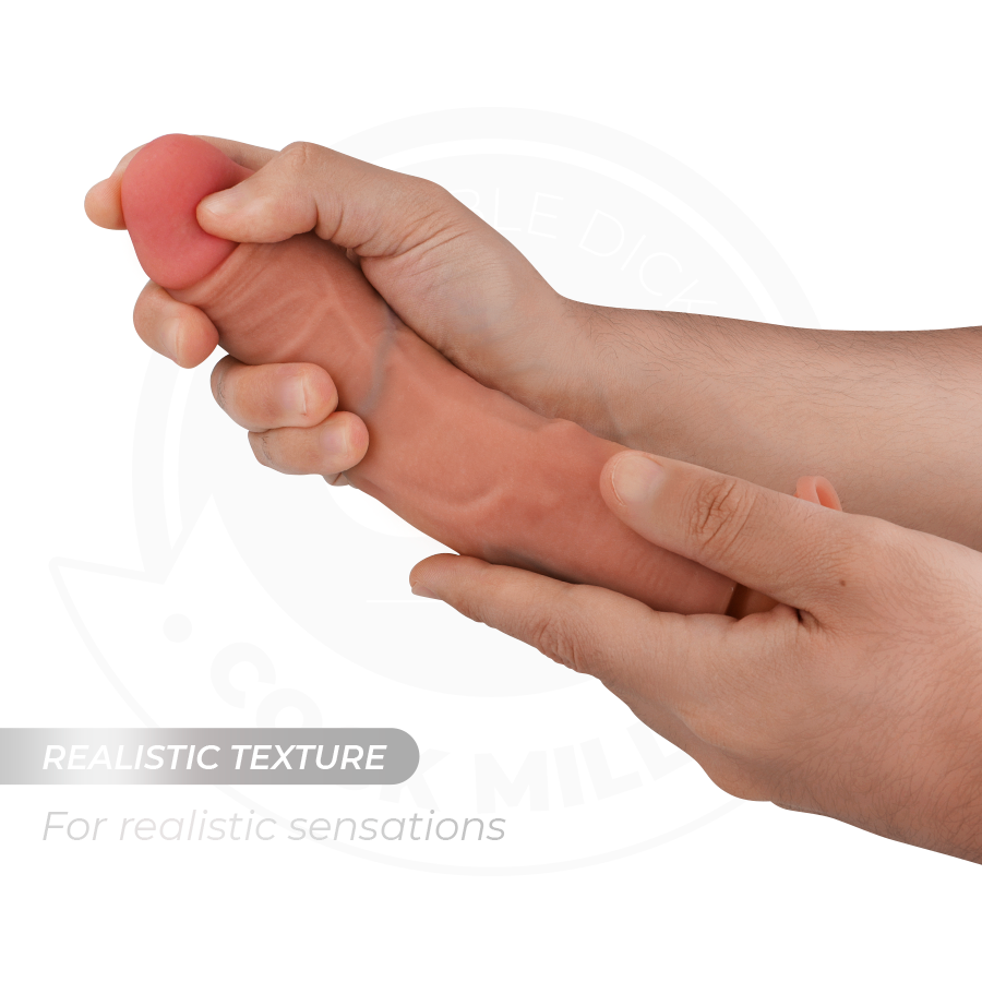 COCK MILLER - REALISTISCHER DILDO MIT SAUGNÄPFEN UND VIBRATION MIT FERNBEDIENUNG 21,5 CM