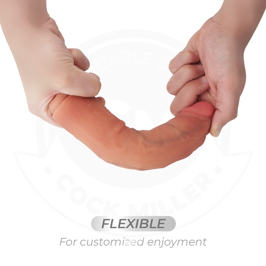 COCK MILLER - REALISTIC DILDO WITH SUCTION CUPS, REMOTE CONTROL AND VIBRATION 19.5 CM