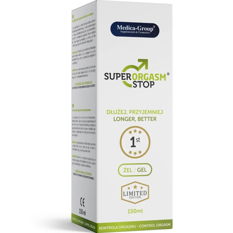 MEDICA GROUP - SUPER ORGASM STOP INTIMGEL FÜR MÄNNER 150 ML