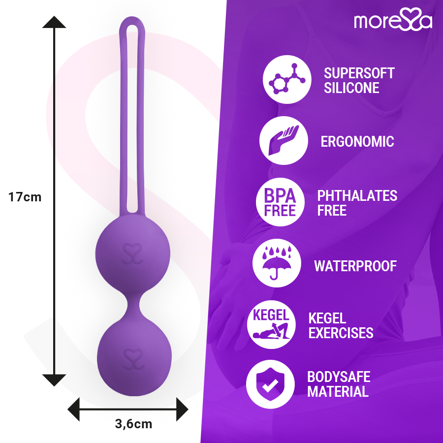 MORESSA - OSIAN DREI PREMIUM LILA SILIKON