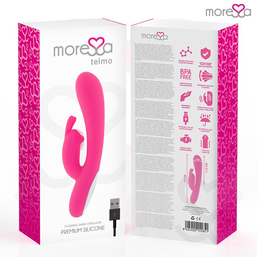 MORESSA - TELMO PREMIUM SILICONE RECHARGEABLE