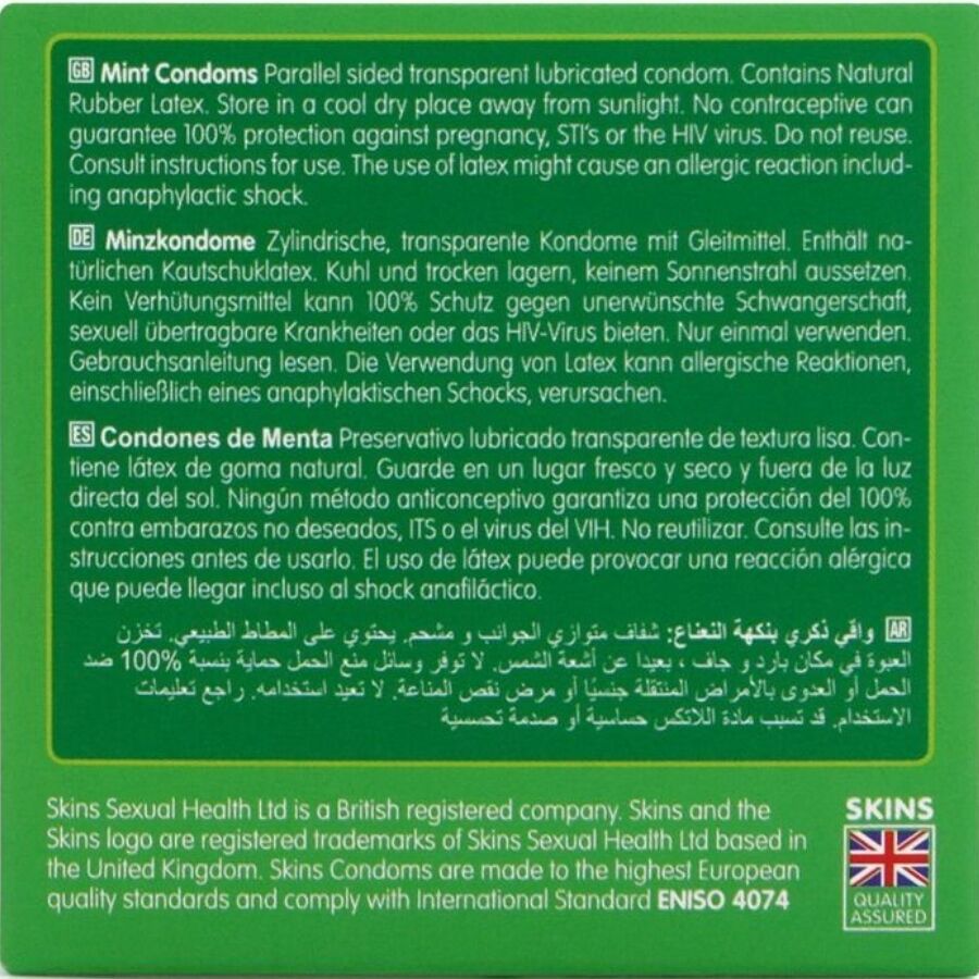 SKINS - MINT PREMIUM KONDOME PACKUNG 4