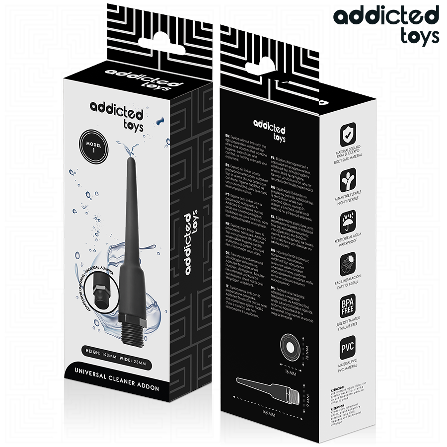 ADDICTED TOYS - ANAL CLEANER MIT UNIVERSALADAPTER MODELL 1