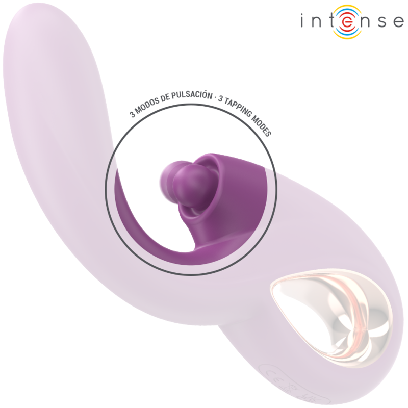 INTENSE - LALI MULTIFUNKTIONS-G-PUNKT-VIBRATOR TAPPING & STOSS & VIBRATION LILA