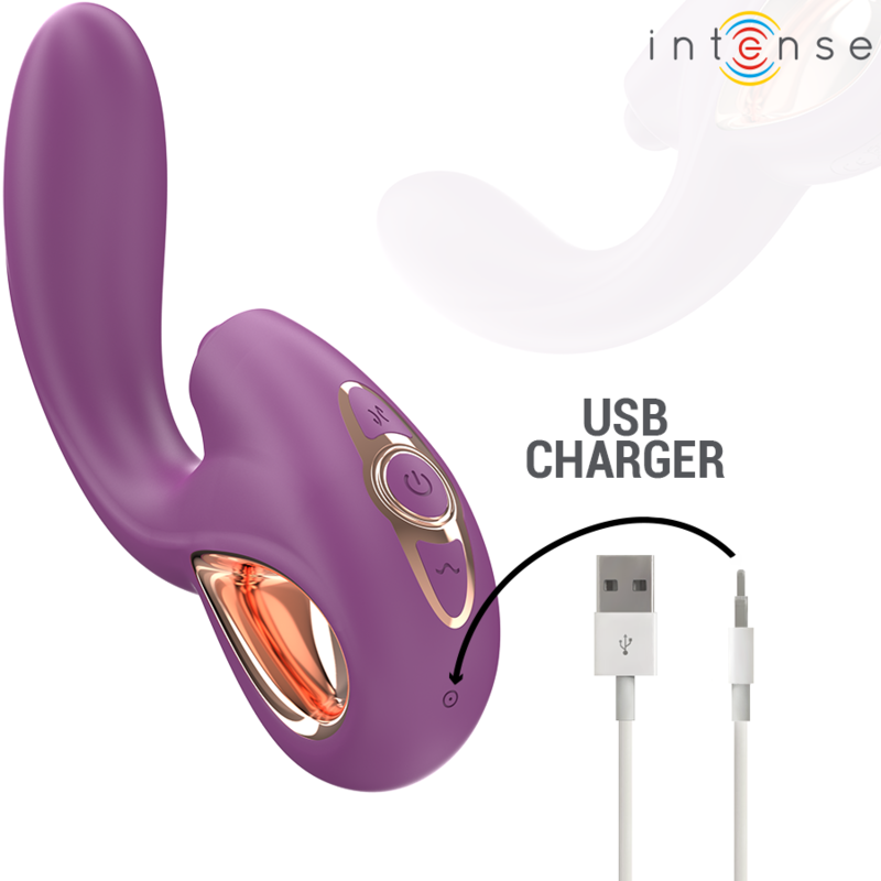 INTENSE - LALI MULTIFUNCTION G-SPOT VIBRATOR TAPPING &amp; SHOCK &amp; VIBRATION PURPLE