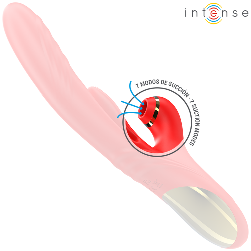 INTENSE - KAROL MULTIFUNCTION VIBRATOR SHOCK &amp; STIMULATION &amp; STIMULATING WAVES RED
