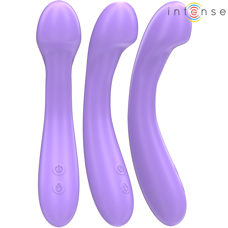 INTENSE - BECKY VIBRATOR 19 CM HEATED 7 VIBRATIONS PURPLE