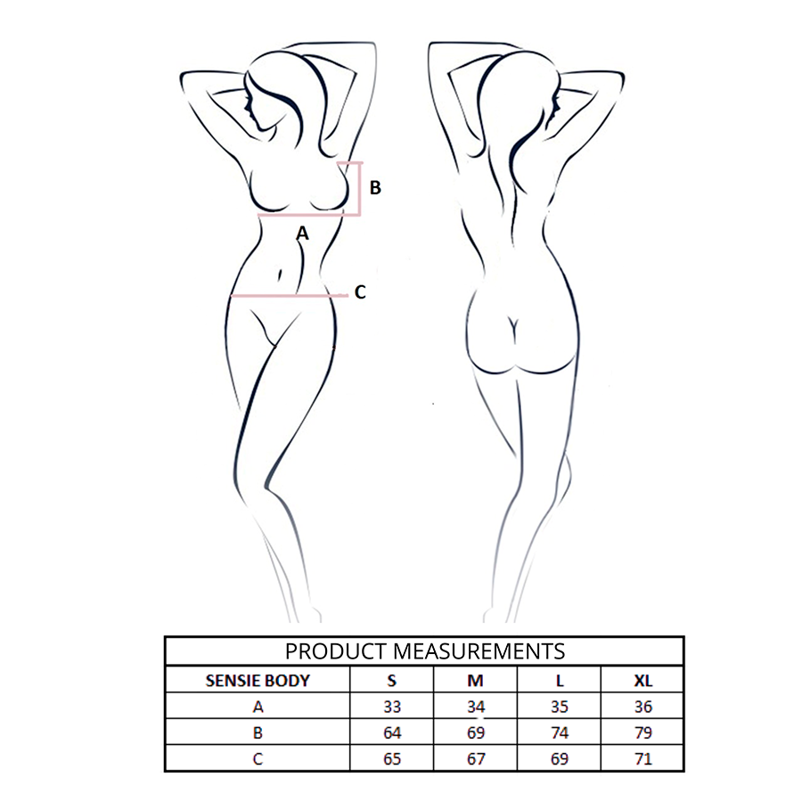 PASSION - SENSIE BODY BURGUND S/M