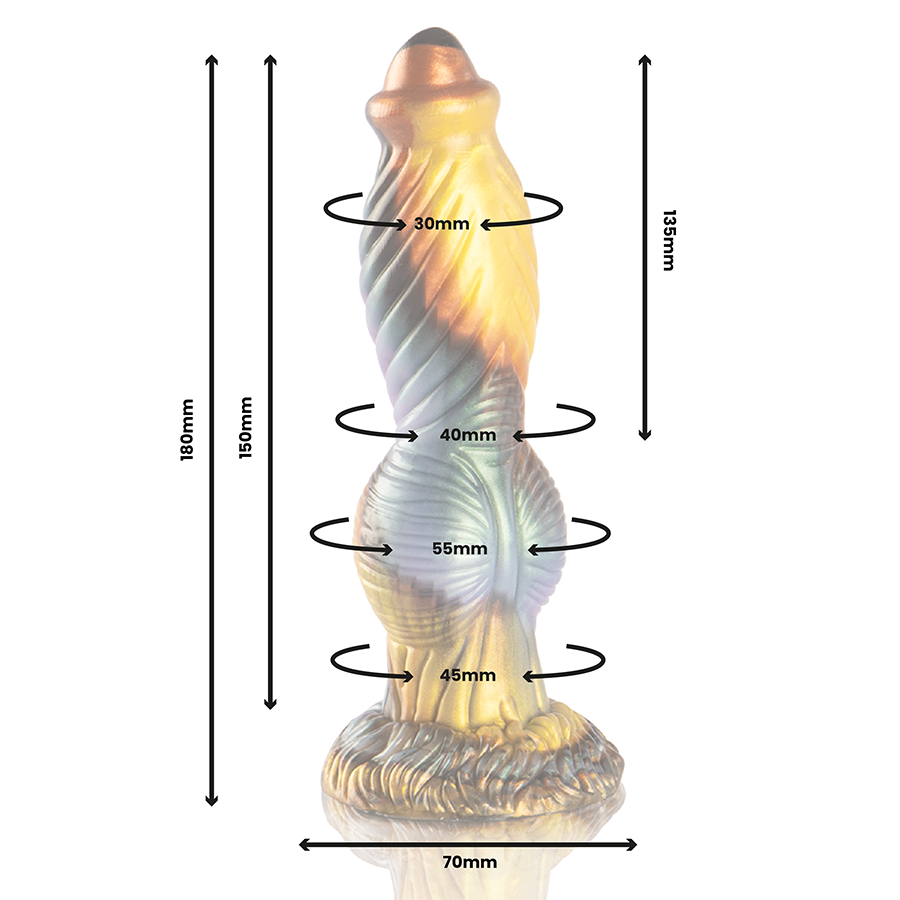 EPIC - PHOENIX DILDO THE RESURRECTION OF PLEASURE RECHARGEABLE REMOTE CONTROL