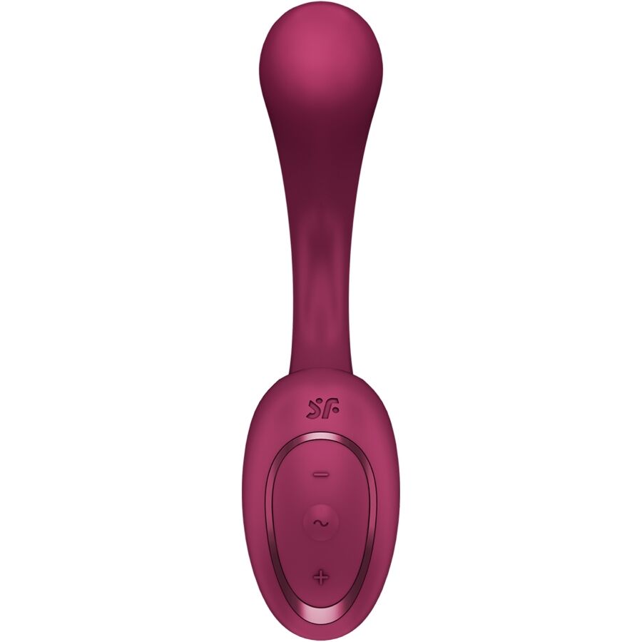 SATISFYER - G FOR GODDESS 2 RABBIT VIBRATOR FLASCHE BORDEAUX