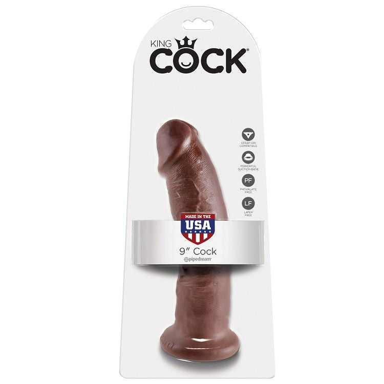 KING COCK - 9 COCK BROWN 22.9 CM
