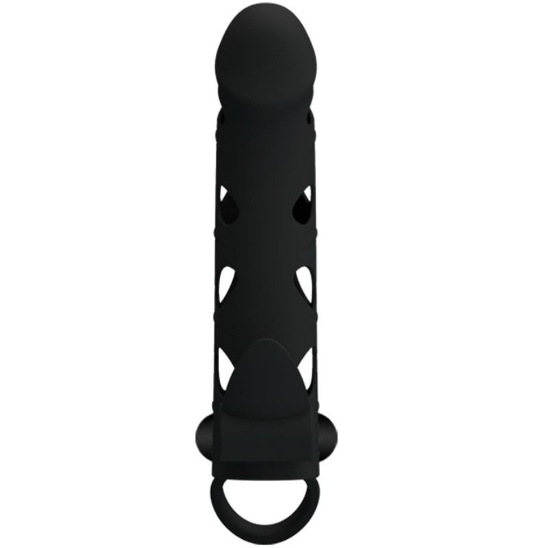PRETTY LOVE - SILICONE SLEEVE WITH VIBRATION 15.2 CM