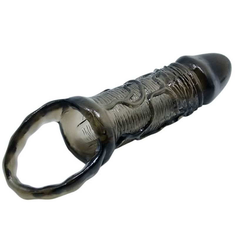 BAILE - PENIS EXTENSION SLEEVE WITH STRAP FOR TESTICLES 11.5 CM