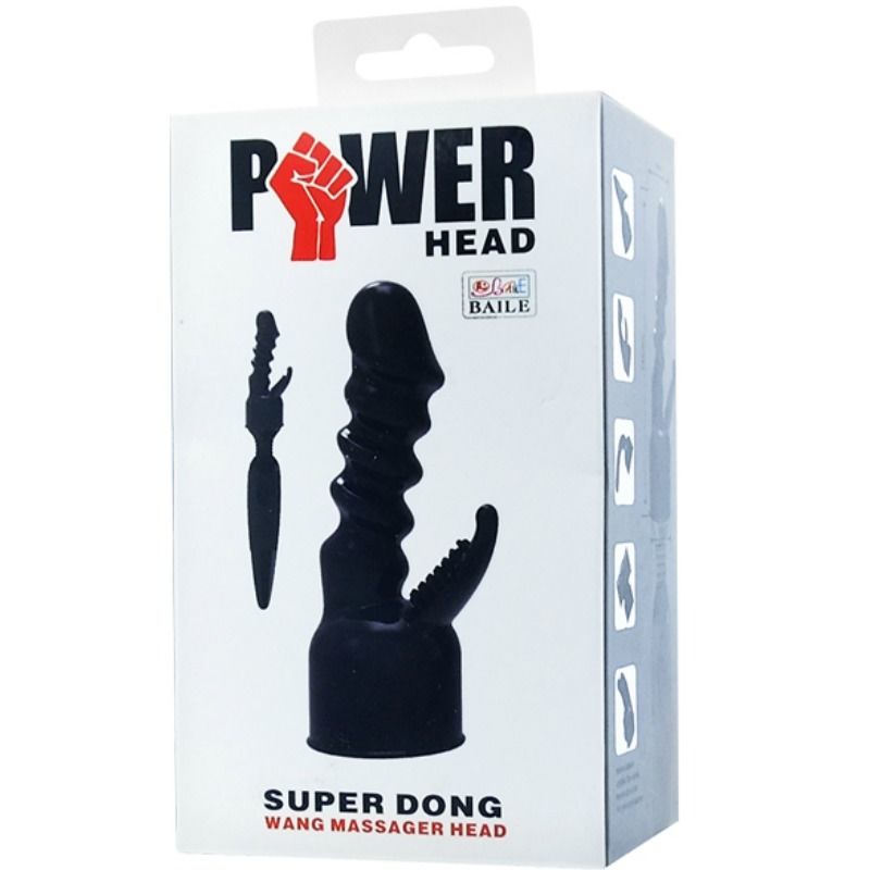BAILE - POWER HEAD INTERCHANGEABLE HEAD FOR INTERNAL AND CLITORAL Stimulation