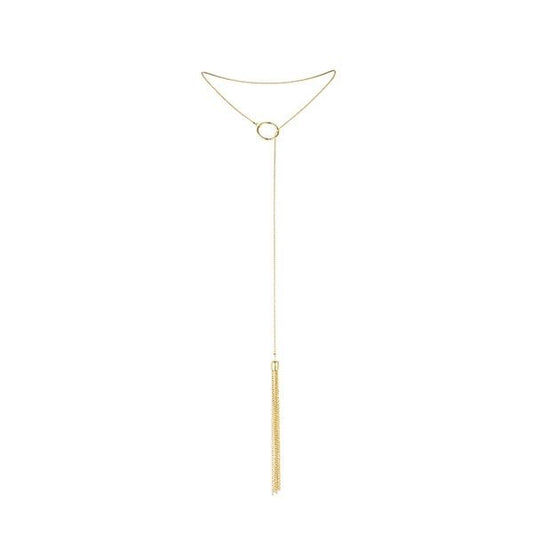 BIJOUX - MAGNIFIQUE METALLKETTE MIT GOLDENEN FRANSEN