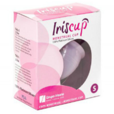 IRISCUP - SMALL PINK MONTHLY CUP A + FREE STERILIZATION BAG