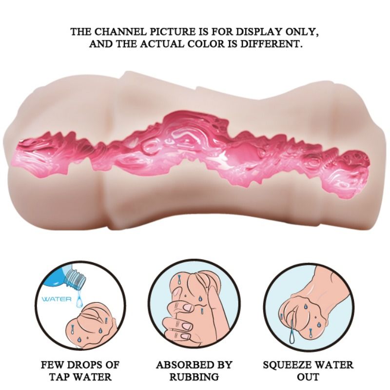 CRAZY BULL - WATER SKIN VAGINA MASTURBATOR WITH VIBRANT BULLET 2