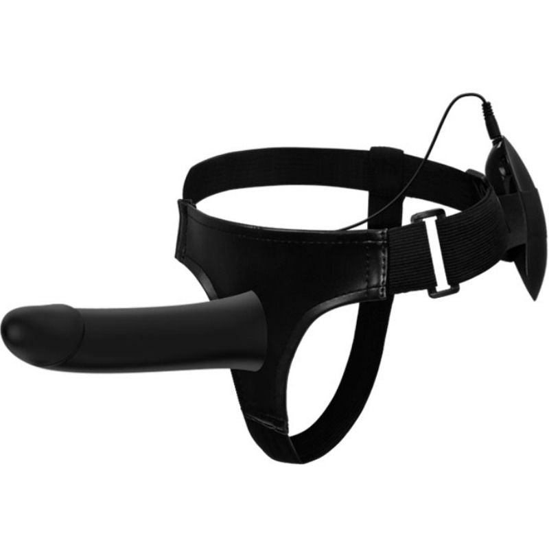 PRETTY LOVE - VITO STRAP-ON WITH HOLLOW DILDO AND VIBRATION 17.3 CM