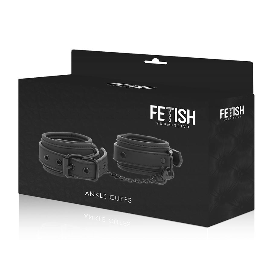 FETISH SUBMISSIVE - ANCHOR SUPPORTS MADE OF VEGAN LEATHER WITH NOPRENE LINING