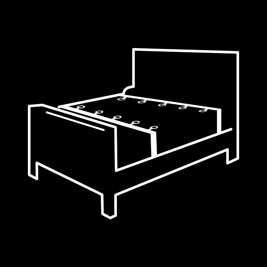 FETISH SUBMISSIVE - LUXURY BED STRIP SET WITH NOPRENE LINING