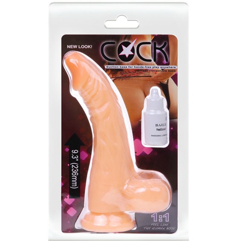 BAILE - REALISTIC VIBRATION HOCK DILDO