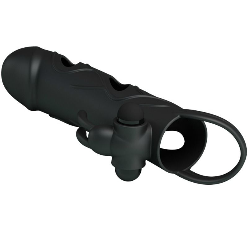 PRETTY LOVE - SILICONE SLEEVE WITH VIBRATION 14 CM 2.0