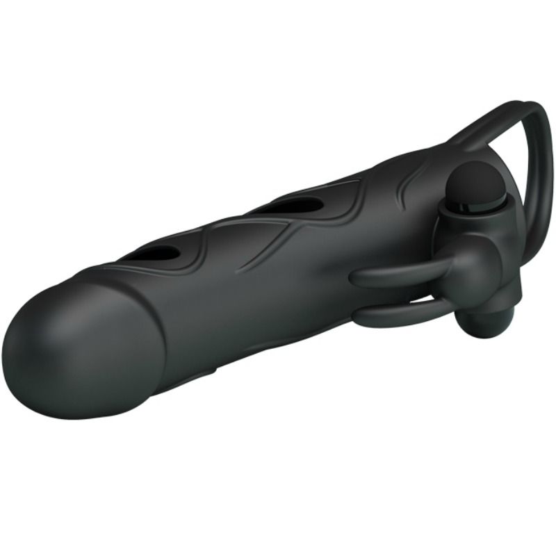 PRETTY LOVE - SILICONE SLEEVE WITH VIBRATION 14 CM 2.0