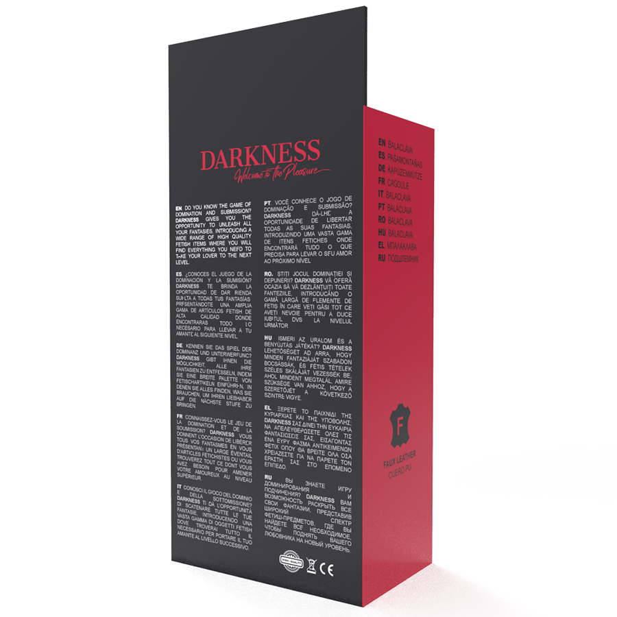 DARKNESS - UNDER YOUTH MASK BLACK