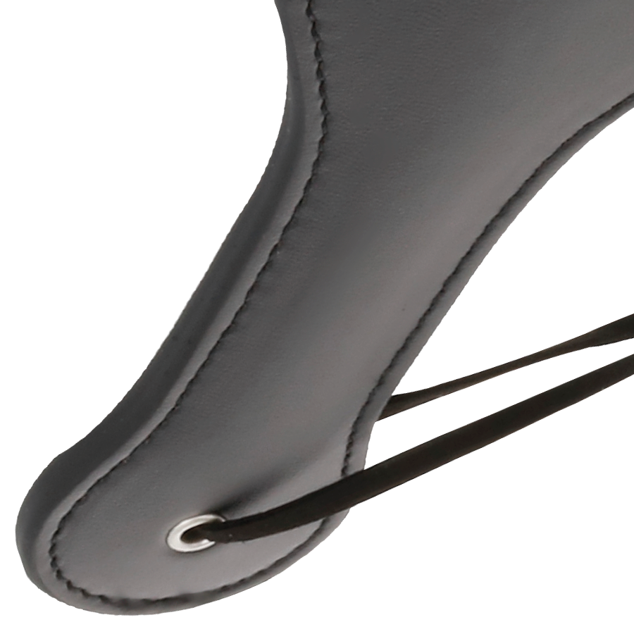 DARKNESS - ROUND BLACK FETISH PADDLE