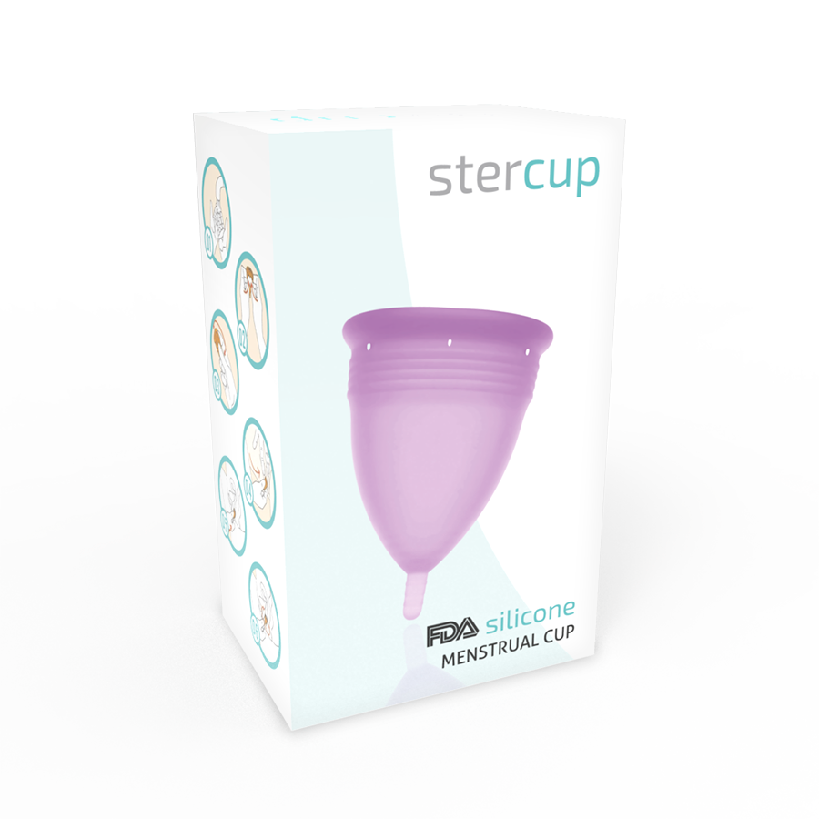 STERCUP - FDA SILICONE MENSTRUAL CUP LILATRIC - SIZE S