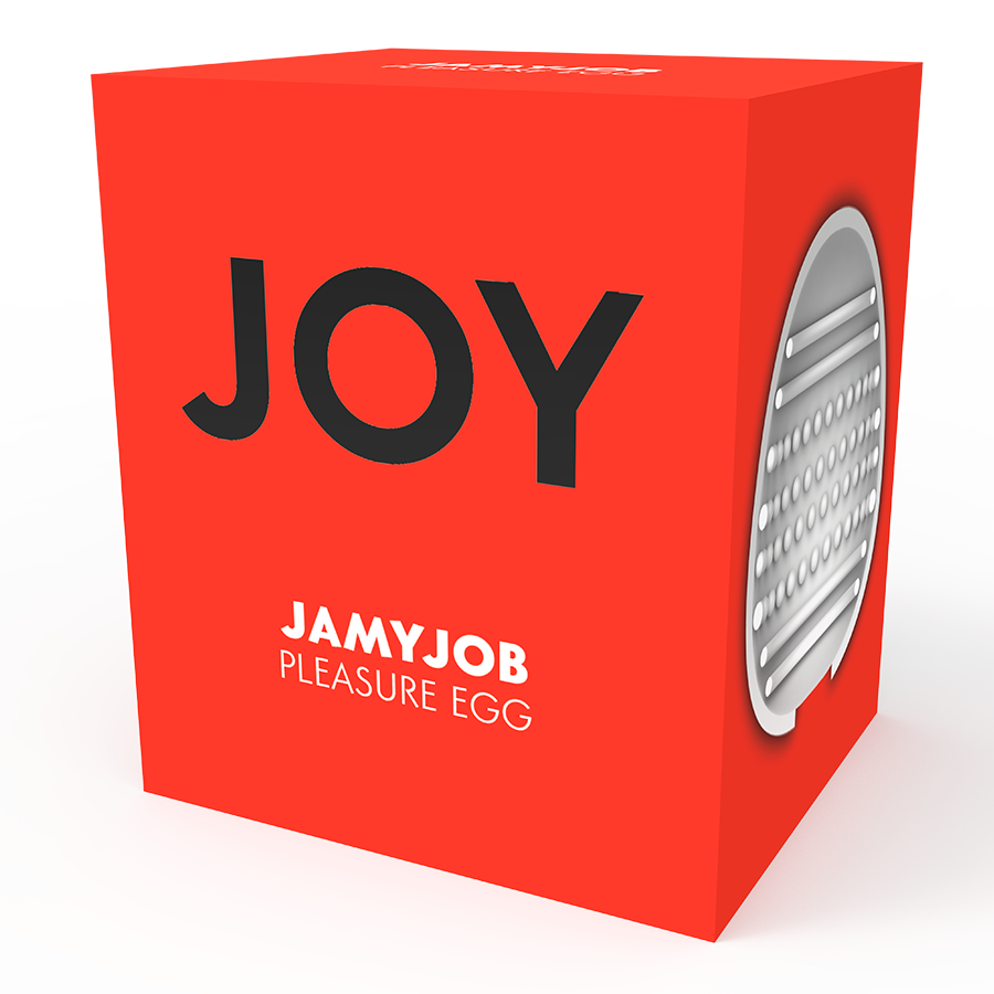 JAMYJOB - EGG MASTURBATOR RED VERSION DISCRETE