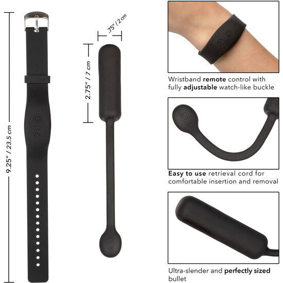 CALEXOTICS - WRIST WITH REMOTE CONTROL PETITE BULLET