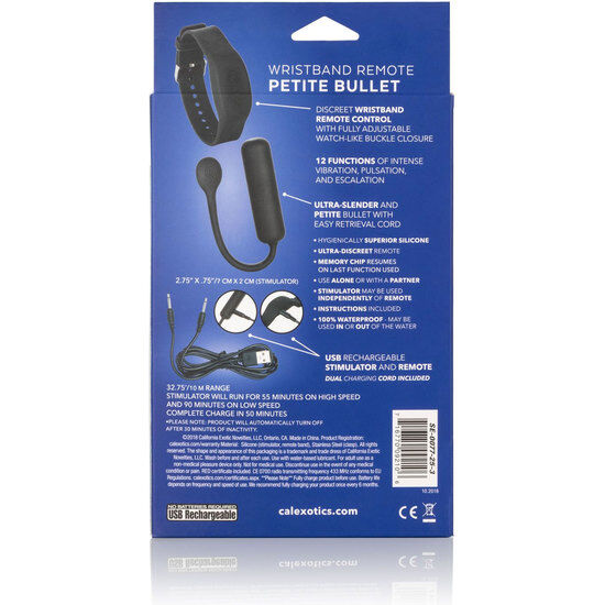 CALEXOTICS - WRIST WITH REMOTE CONTROL PETITE BULLET