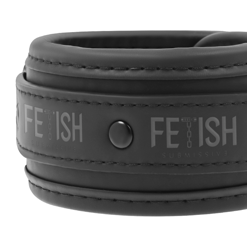 FETISH SUBMISSIVE - ANCHOR SUPPORTS MADE OF VEGAN LEATHER WITH NOPRENE LINING