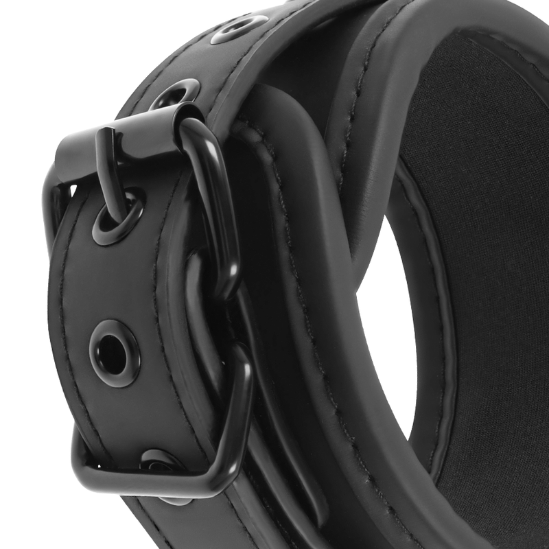FETISH SUBMISSIVE - ANCHOR SUPPORTS MADE OF VEGAN LEATHER WITH NOPRENE LINING