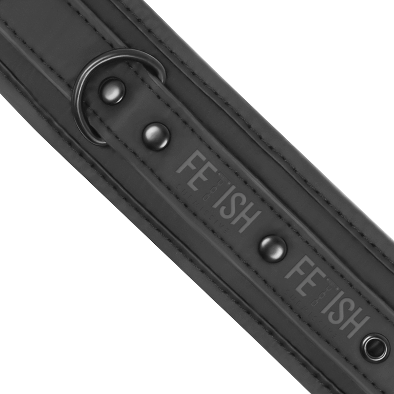 FETISH SUBMISSIVE - ANCHOR SUPPORTS MADE OF VEGAN LEATHER WITH NOPRENE LINING