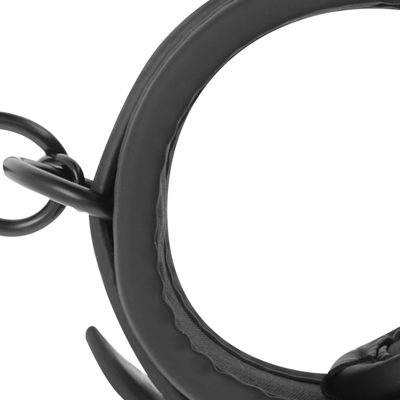 FETISH SUBMISSIVE - HAND AND ANKLE HANDCUFF SET WITH NOPRENE LINING