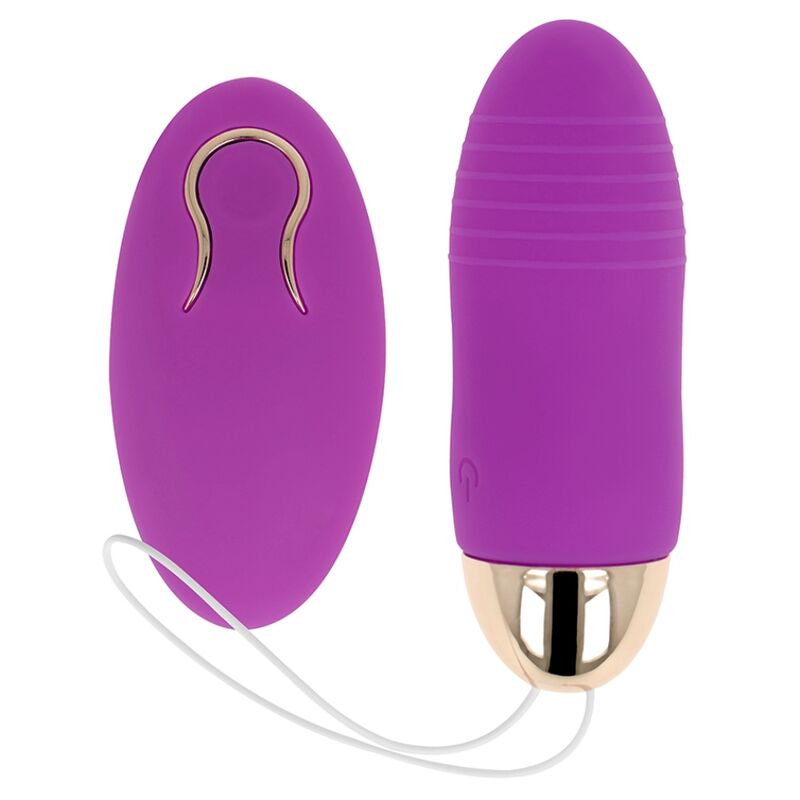 OHMAMA - VIBRANT EGG WITH REMOTE CONTROL 10 SPEEDS PURPLE