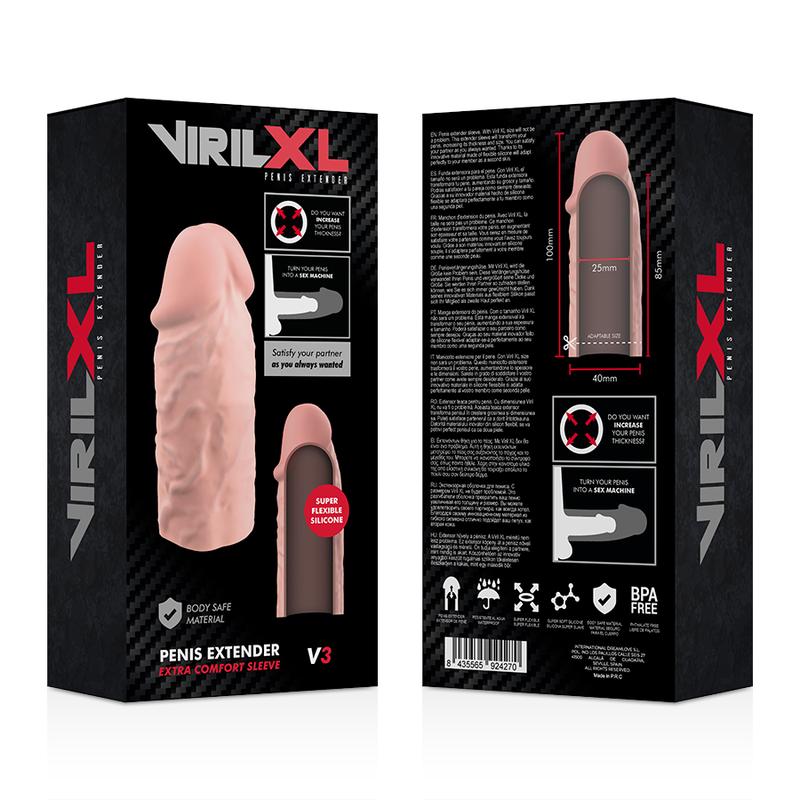 VIRLXL - NATURAL PENIS ENLARGEMENT MADE WITH LIQUID SILICONE V3