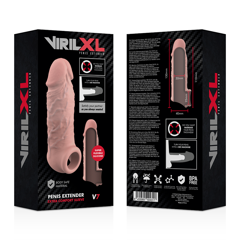VIRLXL - NATURAL PENIS ENLARGEMENT MADE WITH LIQUID SILICONE V7